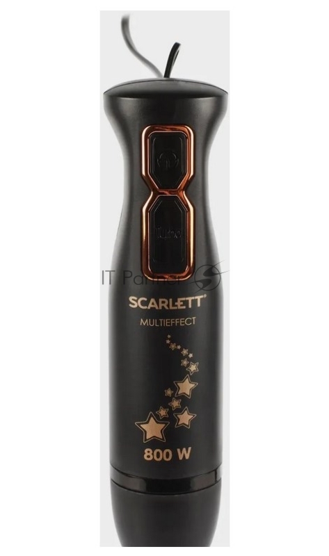 Блендер погружной Scarlett Золотая коллекция SC-HB42M45 800Вт черный/золотистый