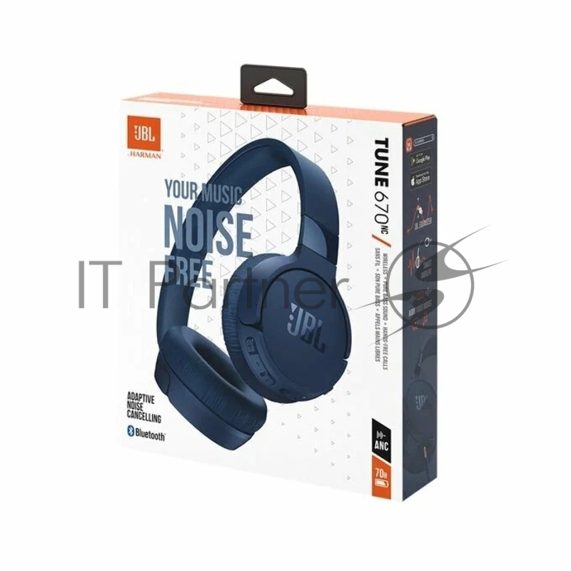 Гарнитура JBL T670NC BLUE