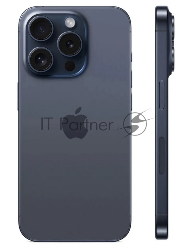 Смартфон Apple A3101 iPhone 15 Pro 256Gb синий титан моноблок 3G 4G 1Sim 6.1 iOS 17 802.11 a/b/g/n/ac/ax NFC GPS