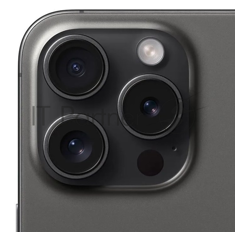 Смартфон Apple A3104 iPhone 15 Pro 256Gb черный титан моноблок 3G 4G 2Sim 6.1 1179x2556 iOS 17 48Mpix 802.11 a/b/g/n/ac/ax NFC GPS Protect