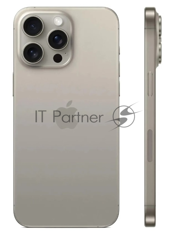 Смартфон Apple A3105 iPhone 15 Pro Max 512Gb титановый моноблок 3G 4G 1Sim 6.7 iOS 17 802.11 a/b/g/n/ac/ax NFC GPS
