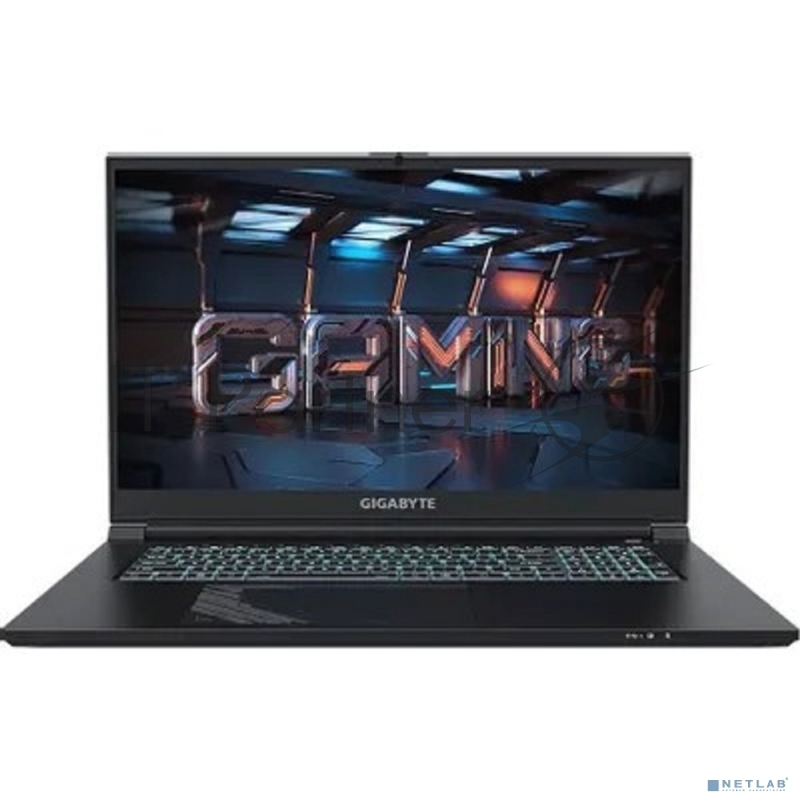 Ноутбук Gigabyte G7 MF Core i5 12500H 16Gb SSD512Gb NVIDIA GeForce RTX4050 6Gb 17.3 IPS FHD (1920x1080) Free DOS black WiFi BT Cam (MF-E2KZ213SD)