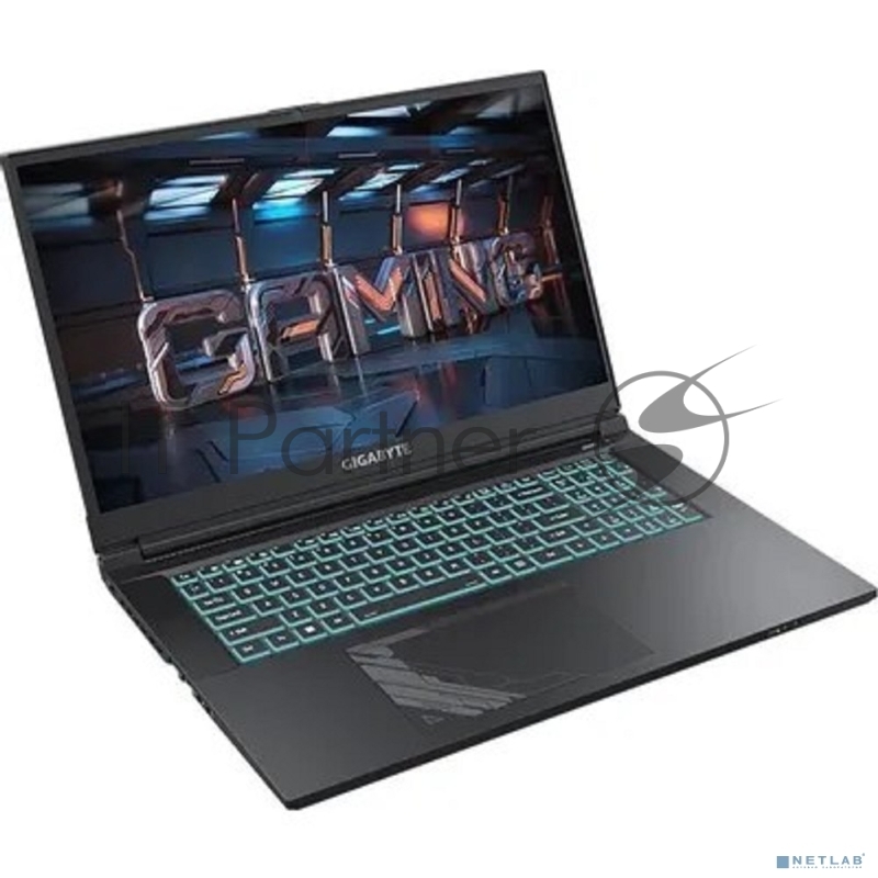 Ноутбук Gigabyte G7 MF Core i5 12500H 16Gb SSD512Gb NVIDIA GeForce RTX4050 6Gb 17.3 IPS FHD (1920x1080) Free DOS black WiFi BT Cam (MF-E2KZ213SD)