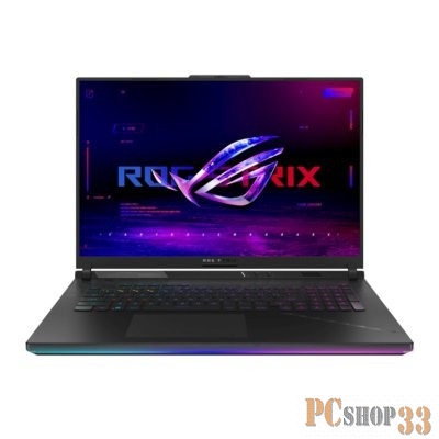 Ноутбук 18 IPS QHD+ ASUS ROG STRIX SCAR 18 G834JZ-N6021 black (Core i9 13980HX/32Gb/1Tb SSD/4080 12Gb/noOS) (90NR0D31-M001P0)