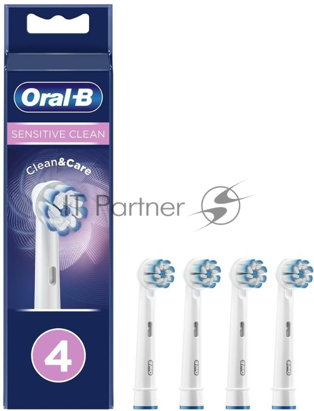 Насадка для зубных щеток Oral-B Sensitive Clean EB60 Sensitive Clean (упак.:4шт) для зубных щеток Oral-B