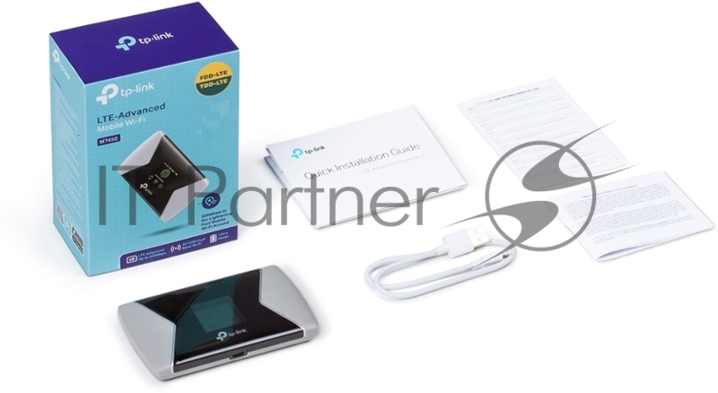 Мобильный Wi-Fi роутер TP-Link M7450 N300 с поддержкой LTE Advanced