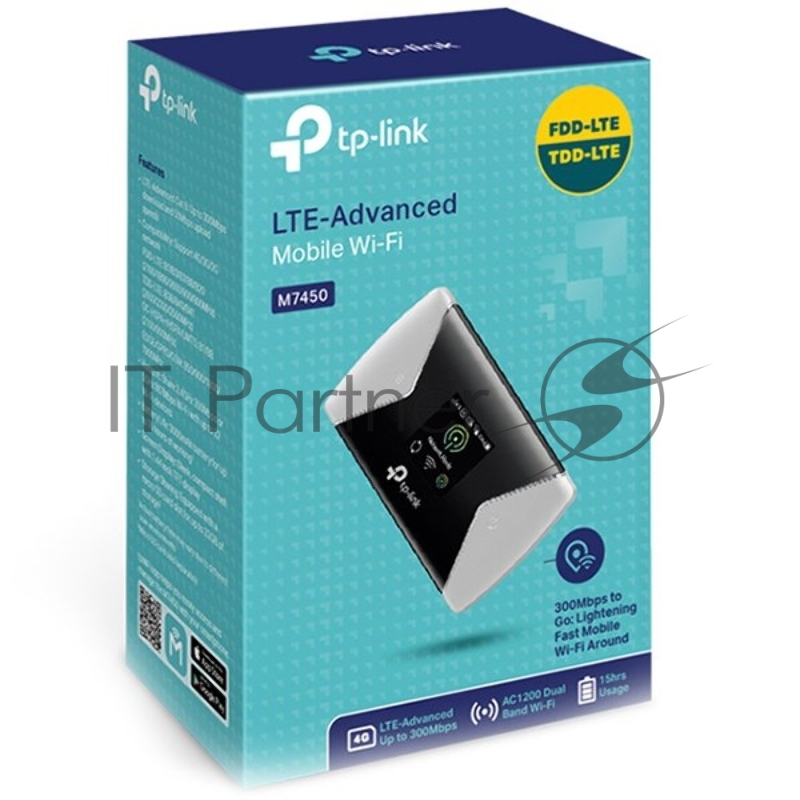 Мобильный Wi-Fi роутер TP-Link M7450 N300 с поддержкой LTE Advanced