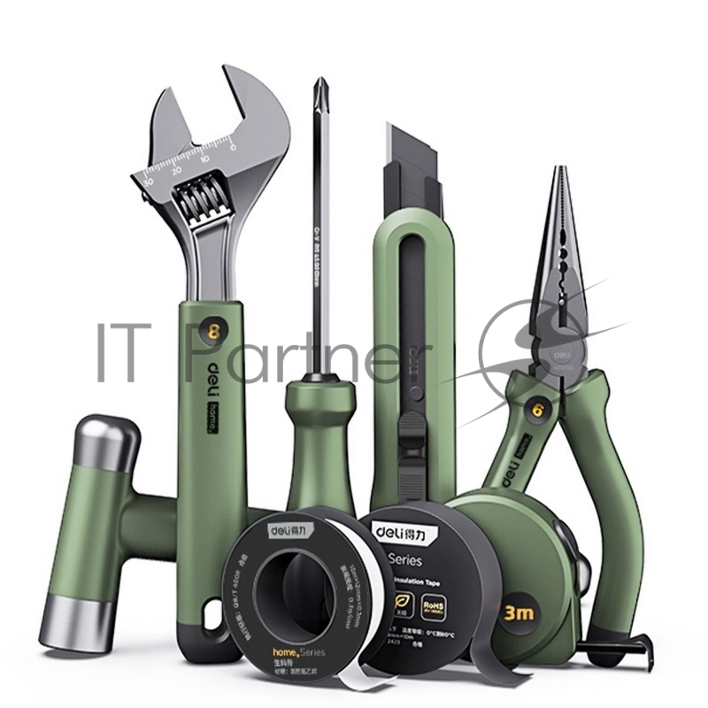 Набор ручного инструмента Home Series Green Deli HT0008L 8 предметов