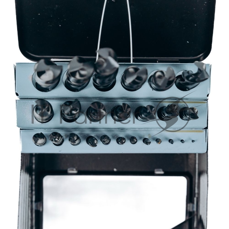 Набор сверл по металлу HSS (1-13мм, 25 шт) Deli DH-MHZ025-ED1 металлический кейс