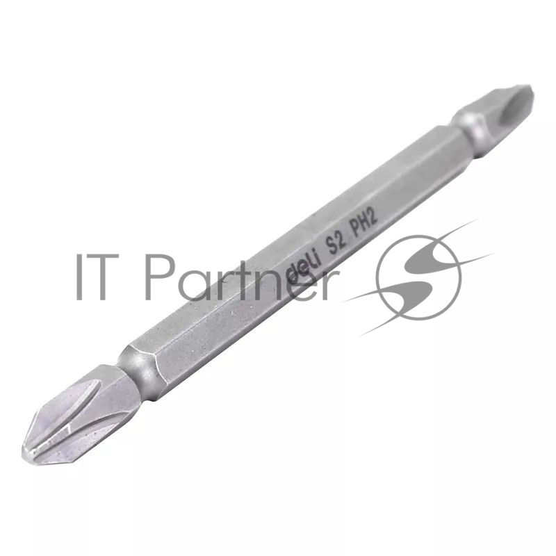 Набор двухсторонних бит 10 шт Deli DL6903 PH2*110мм, сталь S2 с твердостью 58-60HRC, пласт.кейс