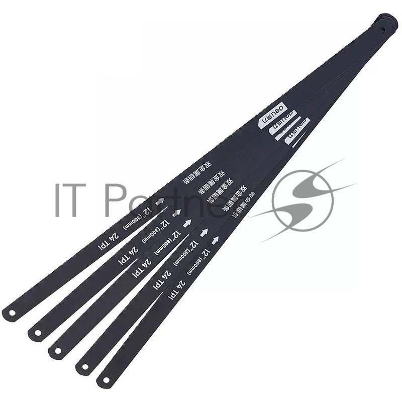 Набор полотен по металлу 5 шт Deli DL4673 (биметаллическое полотно 300мм, 24 TPI)