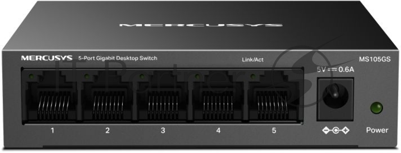 Настольный коммутатор Mercusys MS105GS с 5 гигабитными портам