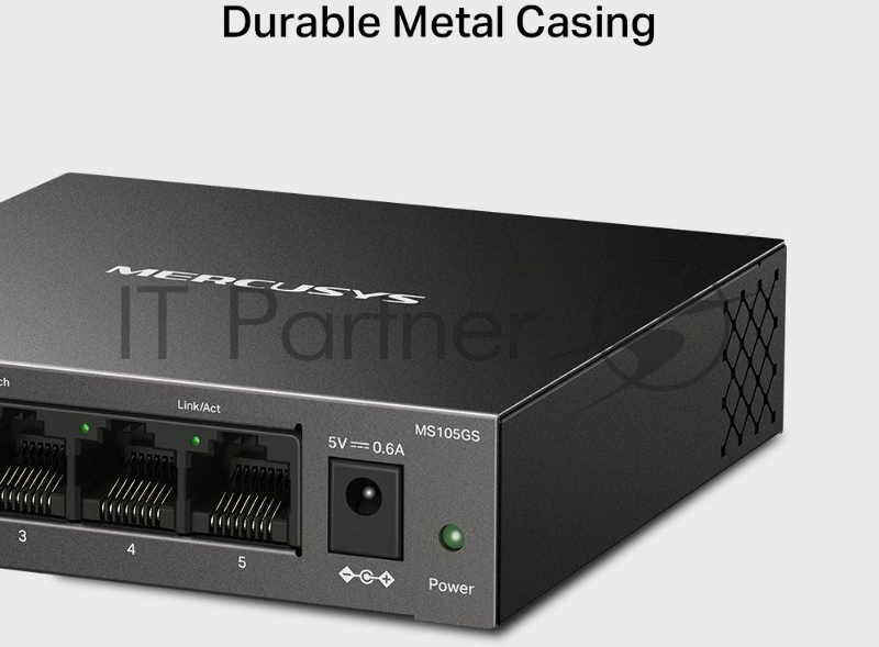 Настольный коммутатор Mercusys MS105GS с 5 гигабитными портам