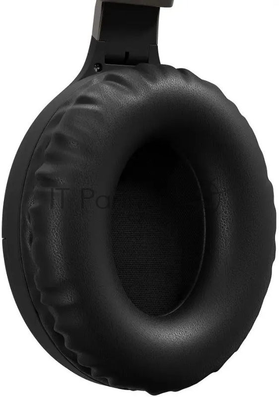 Гарнитура накладные Digma BT-16 черный беспроводные bluetooth оголовье (BT-16B)