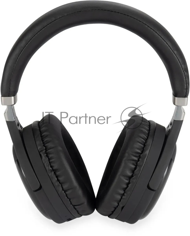 Гарнитура накладные Digma BT-16 черный беспроводные bluetooth оголовье (BT-16B)