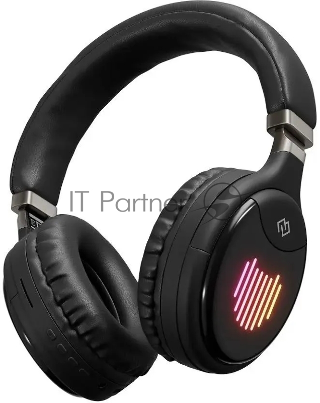 Гарнитура накладные Digma BT-16 черный беспроводные bluetooth оголовье (BT-16B)