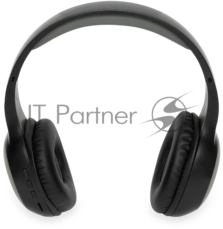 Гарнитура накладные Digma BT-15 черный/серый беспроводные bluetooth оголовье (BT-15BG)