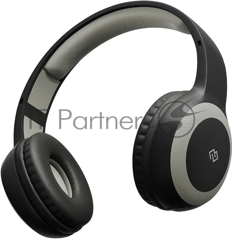 Гарнитура накладные Digma BT-15 черный/серый беспроводные bluetooth оголовье (BT-15BG)