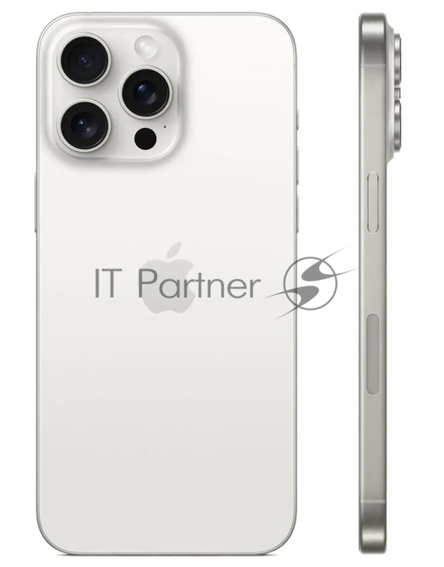 Смартфон Apple A3101 iPhone 15 Pro 1Tb белый титан моноблок 3G 4G 6.1 iOS 17 802.11 a/b/g/n/ac/ax NFC GPS