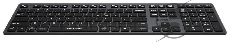 Клавиатура A4Tech Fstyler FBX50C серый USB беспроводная BT/Radio slim Multimedia