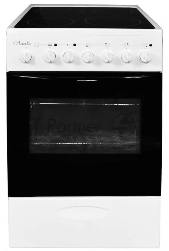 Плита Электрическая Лысьва EF4005MK00 белый (без крышки)