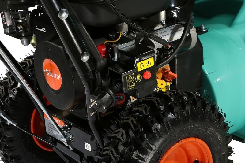 Бензиновый снегоуборщик Sturm!, фонарь, электростарт, 7л/с, 61х51см, 13x4.10-6 STG7461EL