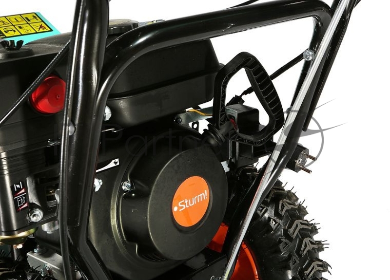 Бензиновый снегоуборщик Sturm!, фонарь, электростарт, 7л/с, 61х51см, 13x4.10-6 STG7461EL