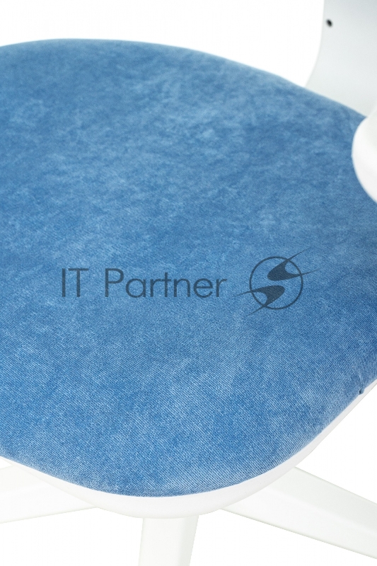 Кресло детское Бюрократ CH-W356AXSN голубой Velvet 86 крестов. пластик пластик белый