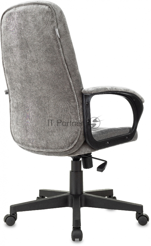 Кресло руководителя Бюрократ CH 002 Fabric серый Light-19 крестов. пластик