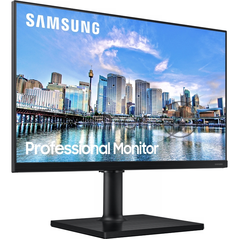 Монитор 27 Samsung F27T450FQI (IPS, 1920x1080, 75Hz, 5 ms, 178°/178°, 250 cd/m, 1000:1, 2xHDMI, DP, 2xUSB, VESA, Tilt, HAS, Pivot, Swivel)