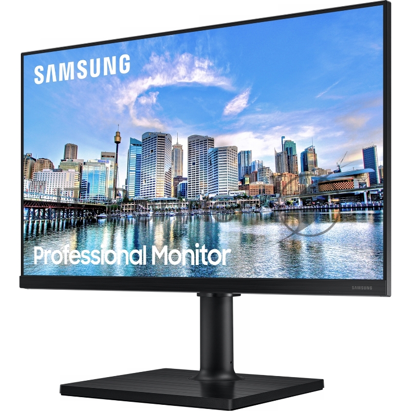 Монитор 27 Samsung F27T450FQI (IPS, 1920x1080, 75Hz, 5 ms, 178°/178°, 250 cd/m, 1000:1, 2xHDMI, DP, 2xUSB, VESA, Tilt, HAS, Pivot, Swivel)