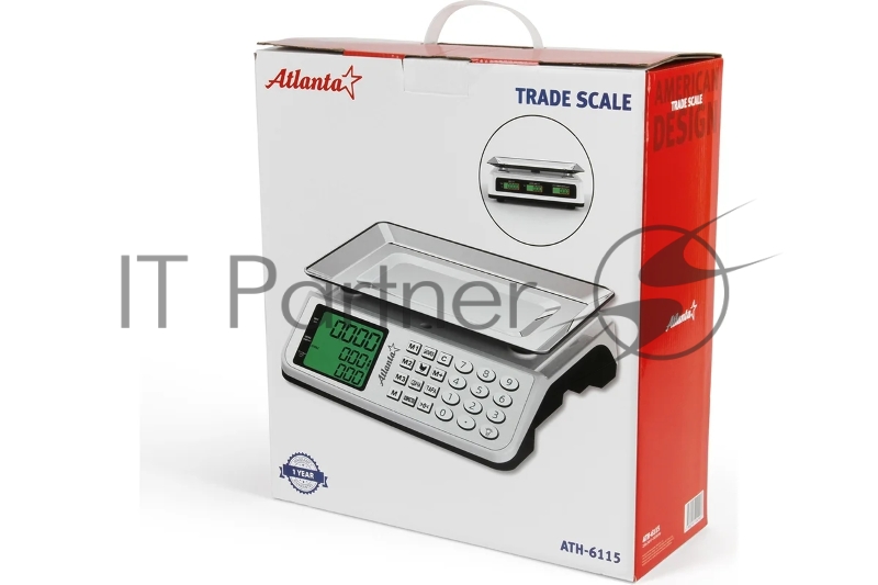 Весы торговые электронные настольные ATLANTA ATH-6115 (white)