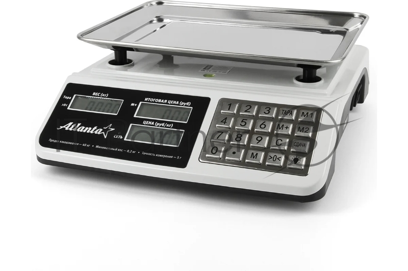 Весы торговые электронные настольные ATLANTA ATH-6117 (white)