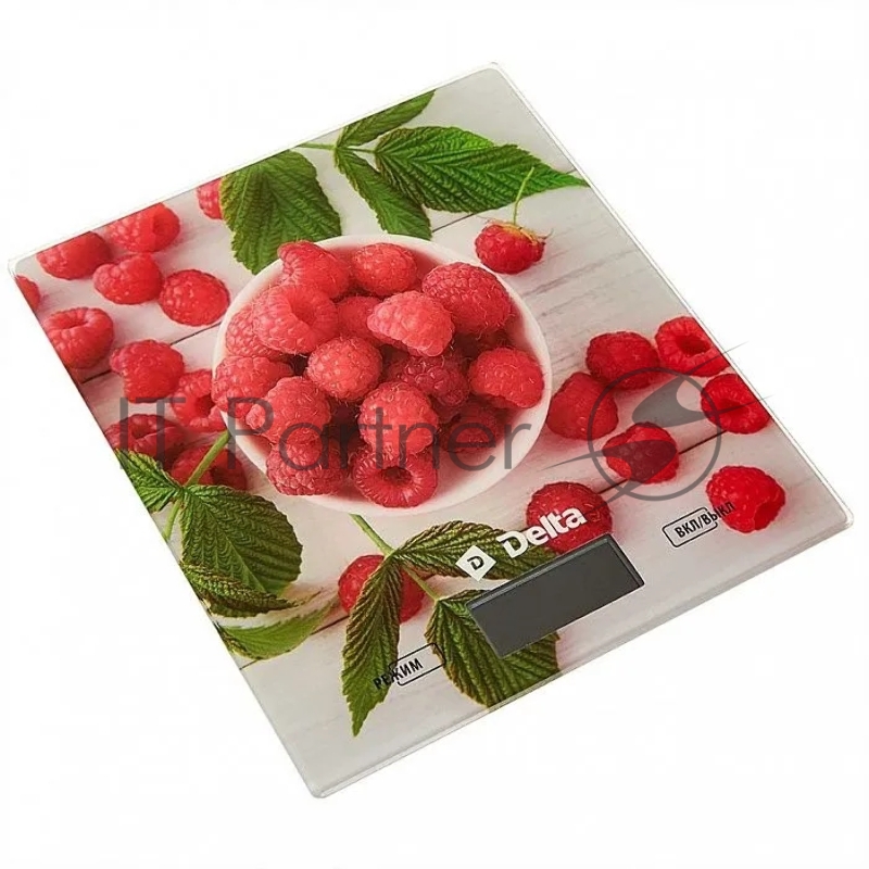 Весы настольные электронные DELTA KCE-67 Малинка : 5 кг, стекло (12)