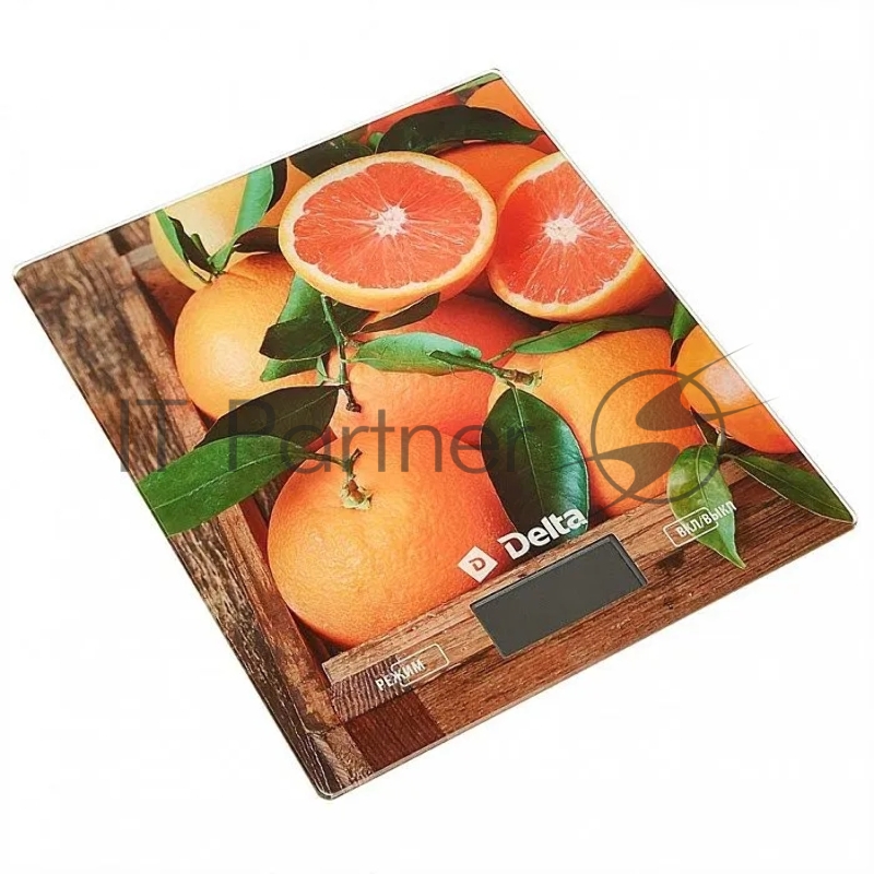 Весы настольные электронные DELTA KCE-70 Сочные апельсины : 5 кг, стекло (12)