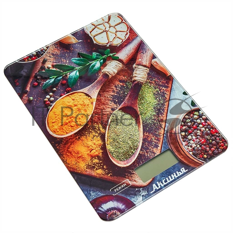 Весы настольные электронные АКСИНЬЯ КС-6517 Специи: 5 кг, стекло (24)