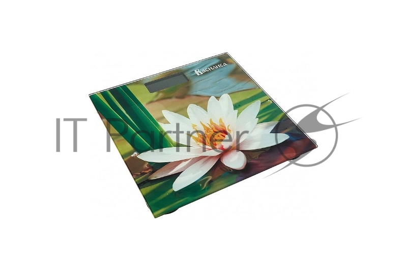 Весы напольные электронные ВАСИЛИСА ВА-4011 Кувшинка : 180 кг, 26*26см (10)