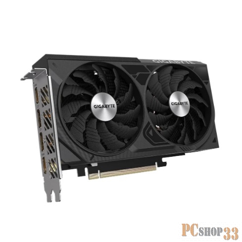 Видеокарта GIGABYTE NVIDIA GeForce RTX 4060 Ti 16 Гб PCIE 4.0 16x Memory 2550 МГц 2xВыход HDMI 2xВыход DisplayPort GV-N406TWF2OC-16GD