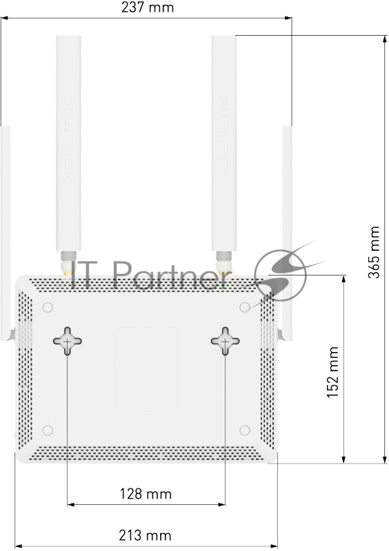 Роутер беспроводной Keenetic Skipper 4G (KN-2910) AC1200 10/100/1000BASE-TX/4G cat.4