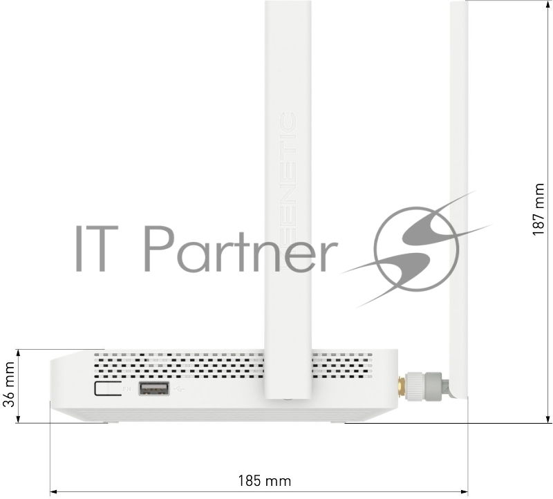 Роутер беспроводной Keenetic Skipper 4G (KN-2910) AC1200 10/100/1000BASE-TX/4G cat.4