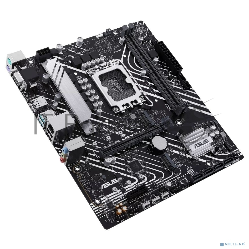 Материнская плата ASUS PRIME H610M-A-CSM, LGA1700, H610, 2*DDR5, VGA + DP + HDMI, 4 SATA 6, 2*M.2, USB 3.2, USB 2.0, mATX 90MB1G20-M0EAYC
