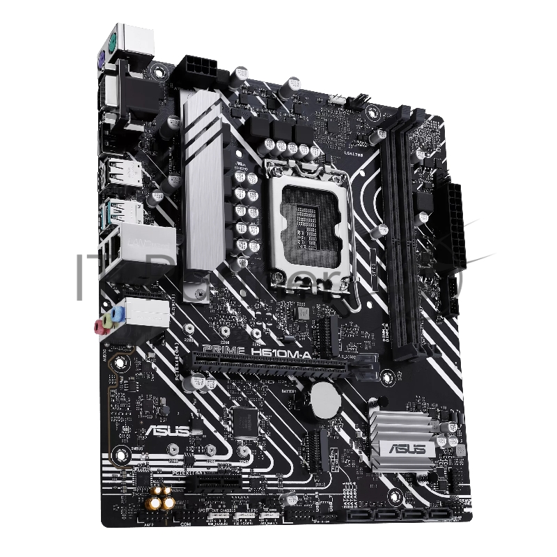 Материнская плата ASUS PRIME H610M-A-CSM, LGA1700, H610, 2*DDR5, VGA + DP + HDMI, 4 SATA 6, 2*M.2, USB 3.2, USB 2.0, mATX 90MB1G20-M0EAYC