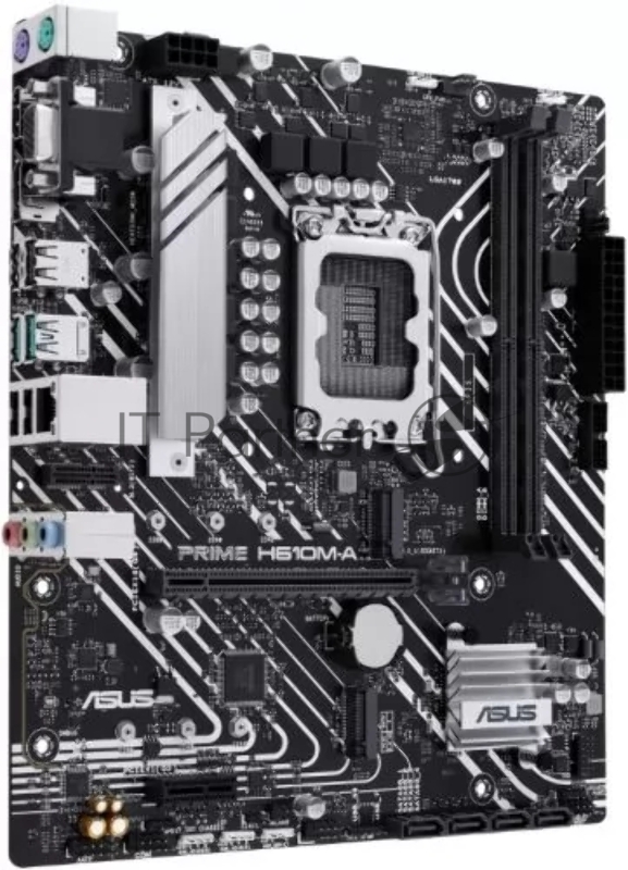 Материнская плата ASUS PRIME H610M-A-CSM, LGA1700, H610, 2*DDR5, VGA + DP + HDMI, 4 SATA 6, 2*M.2, USB 3.2, USB 2.0, mATX 90MB1G20-M0EAYC
