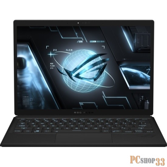 Ноутбук ASUS ROG Flow Z13 GZ301VV-MU023W 13.4(2560x1600 IPS)/Touch/Intel Core i9 13900H(2.6Ghz)/16384Mb/1024PCI GeForce RTX4060(8192Mb)/Cam/BT/WiFi/56 1y/1.18kg/Black/Win11Home + +чехол +стилус
