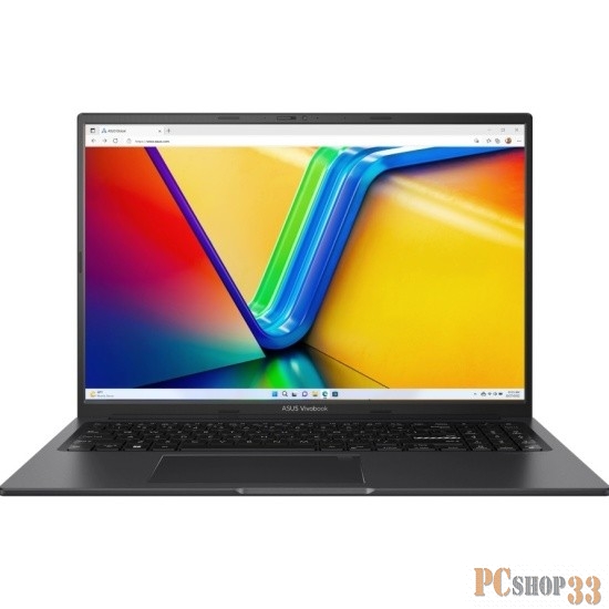 Ноутбук ASUS K3604ZA-MB073 16(1920x1200 (матовый))/Intel Core i3 1220P(1.5Ghz)/8192Mb/512PCISSD UHD Graphics/Cam/BT/WiFi/42WHr/war 1y/1.72kg/Indie Black/DOS