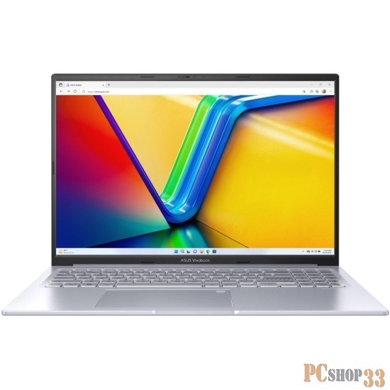 Ноутбук ASUS K3604ZA-MB074 16(1920x1200 (матовый))/Intel Core i3 1220P(1.5Ghz)/8192Mb/512PCISSD UHD Graphics/Cam/BT/WiFi/42WHr/war 1y/1.72kg/Cool Silver/DOS