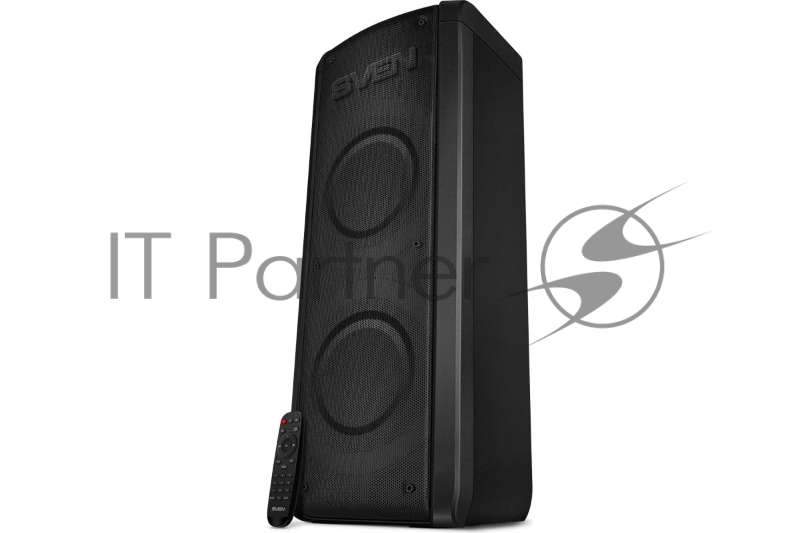 Портативная акустика SVEN АС PS-710, черный (100 Вт, TWS, Bluetooth, FM, USB, microSD, LED-дисплей, 4400мА*ч)