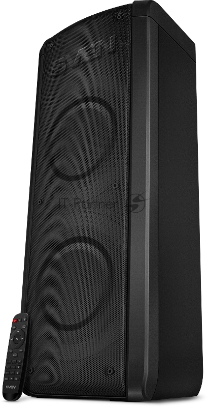 Портативная акустика SVEN АС PS-710, черный (100 Вт, TWS, Bluetooth, FM, USB, microSD, LED-дисплей, 4400мА*ч)