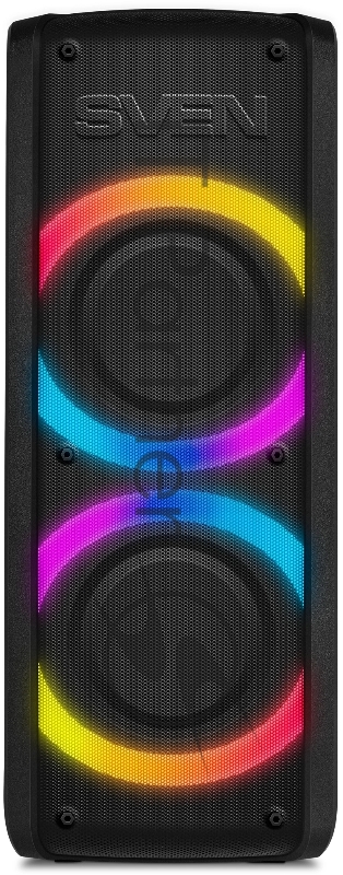 Портативная акустика SVEN АС PS-710, черный (100 Вт, TWS, Bluetooth, FM, USB, microSD, LED-дисплей, 4400мА*ч)