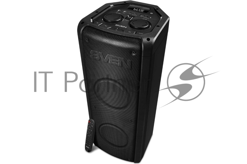 Портативная акустика SVEN АС PS-710, черный (100 Вт, TWS, Bluetooth, FM, USB, microSD, LED-дисплей, 4400мА*ч)